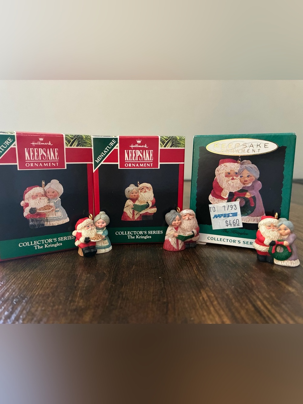Hallmark Keepsake The Kringles Miniature Ornament Lot